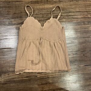Wilfred Beige Knit Camisole size small